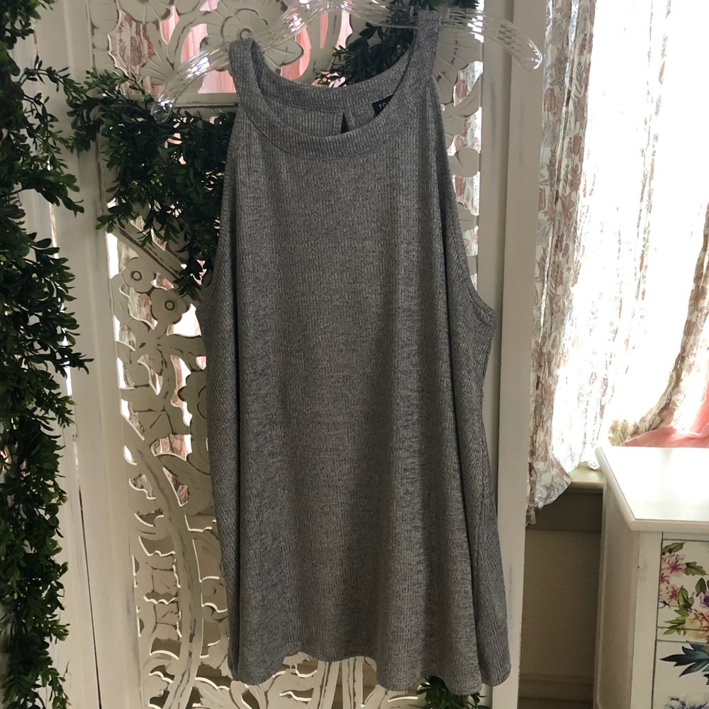 Silver High Neck Torrid Tank Top